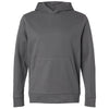 Team 365 Unisex Sport Graphite Squad Hooded Tech Fleece Pullover