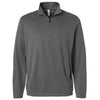 Team 365 Unisex Sport Graphite Squad Cadet Quarter-Zip Tech Fleece Pullover