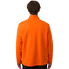 Team 365 Unisex Sport Orange Squad Cadet Quarter-Zip Tech Fleece Pullover