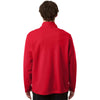 Team 365 Unisex Sport Red Squad Cadet Quarter-Zip Tech Fleece Pullover