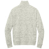 tentree Women's Hi Rise Grey Space Dye Space Dye Fleece 1/4-Zip