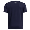 Under Armour Boy's Midnight Navy/White Short Sleeve