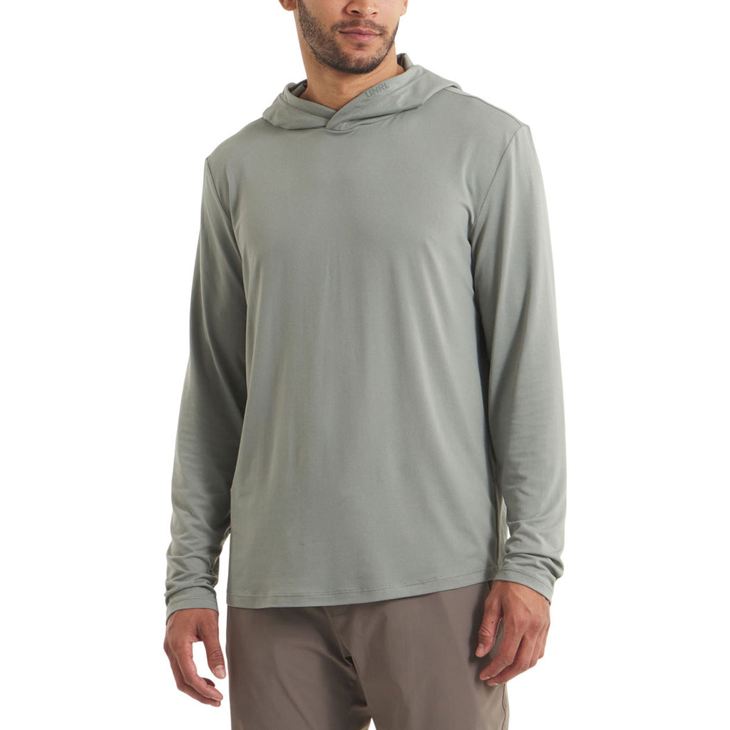 UNRL Men's Eucalyptus Ultra Hooded Long Sleeve
