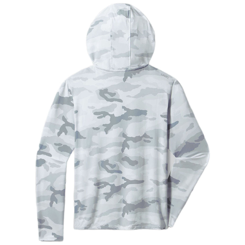 UNRL Men's Polar Camo Ultra Hooded Long Sleeve
