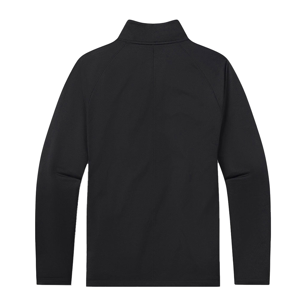 UNRL Men's Black Interlock Quarter Zip