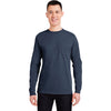 Vineyard Vines Unisex Blue Blazer/ White Cap Long Sleeve Pocket T-Shirt