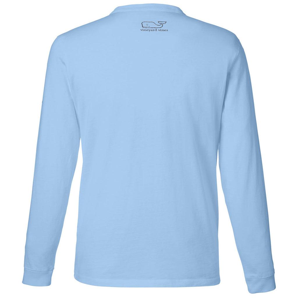 Vineyard Vines Unisex Jake Blue/Blue Blazer Long Sleeve Pocket T-Shirt