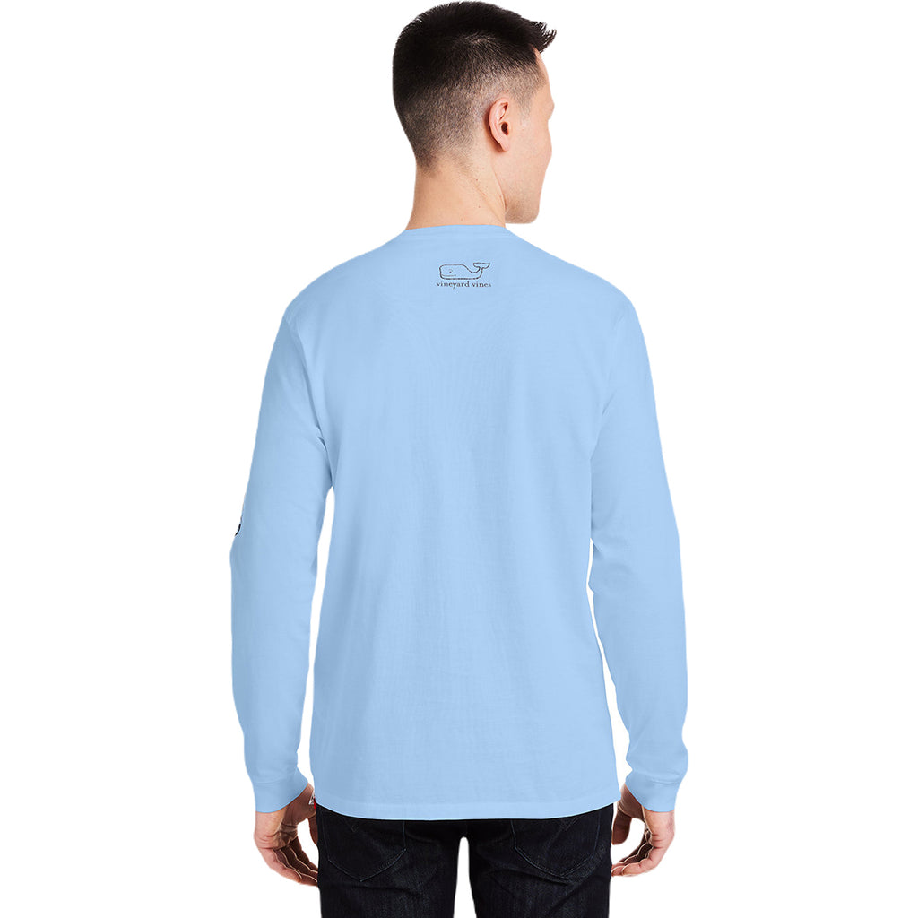 Vineyard Vines Unisex Jake Blue/Blue Blazer Long Sleeve Pocket T-Shirt