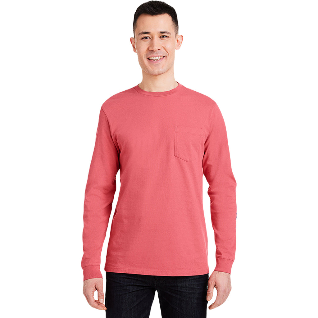 Vineyard Vines Unisex Jetty Red/Blue Blazer Long Sleeve Pocket T-Shirt