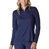 Straight Down Women's New Indigo Aero Quarter Zip