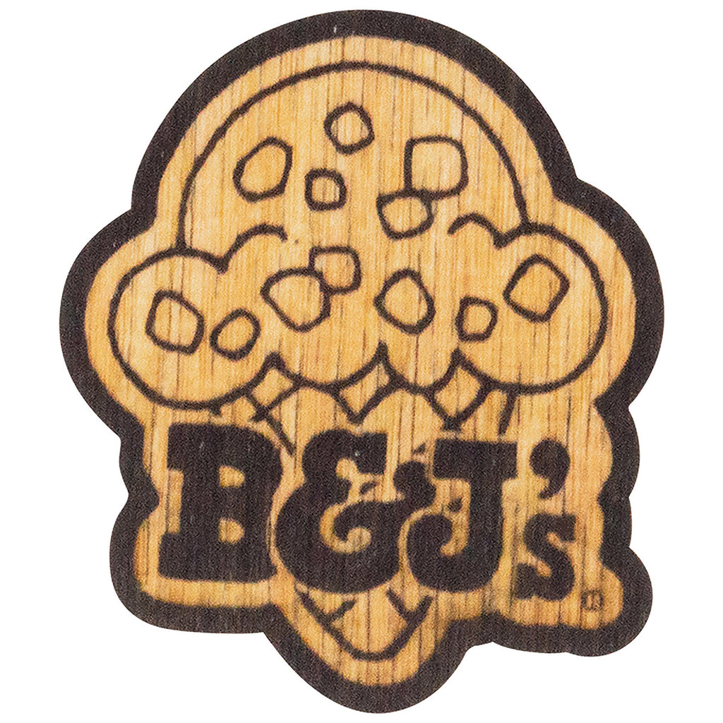 BCG Wood Wood Stickers: 4" W x 4" H