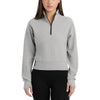 UNRL Women's Heather Grey Elevation Half-Zip Pullover