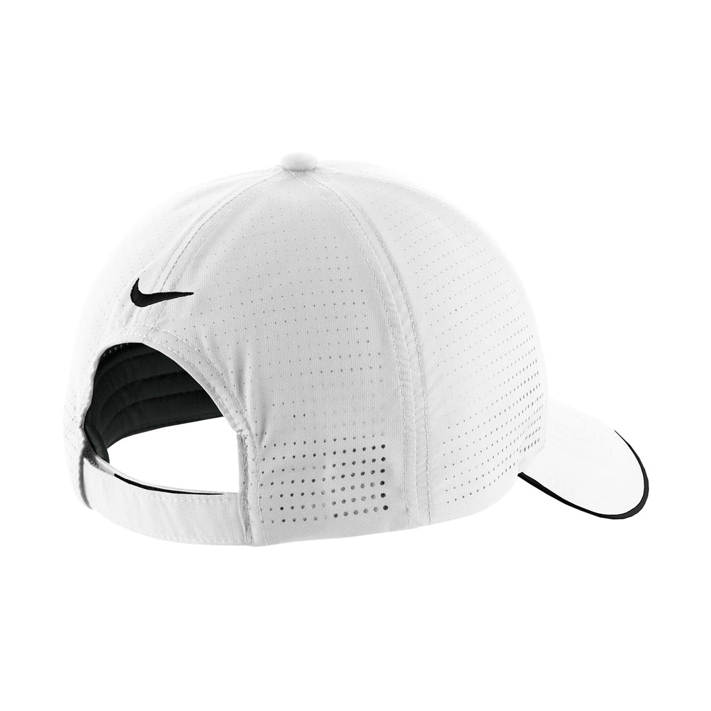 Nike White Dri-FIT Perforated Performance Cap