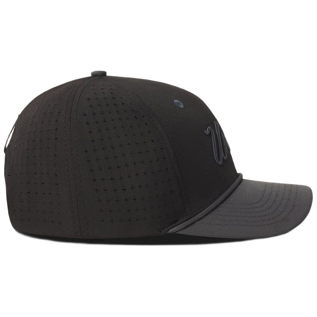 UNRL Black Weekender Snapback - Mid-Pro