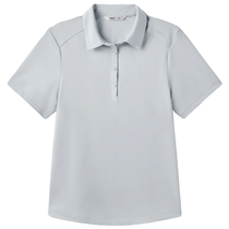UNRL Women's Core Grey Short Sleeve Pique Pro Polo