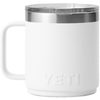 YETI White Rambler 10 oz Stackable Mug with Durasip Ceramic Lining