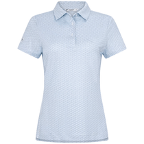 Levelwear Women's White/Ice Wildflower Polo