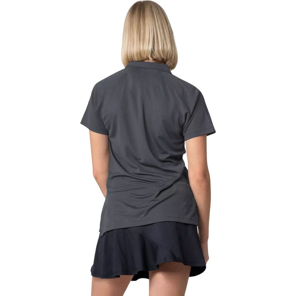 Levelwear Women's Charcoal Balance Polo