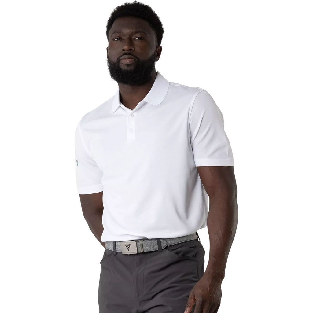 Levelwear Men's White Omaha Polo