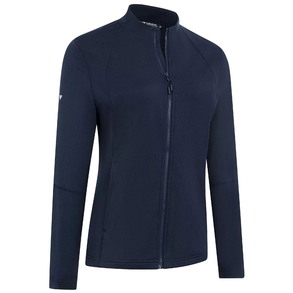 Levelwear Women's Navy Mesa Full Zip