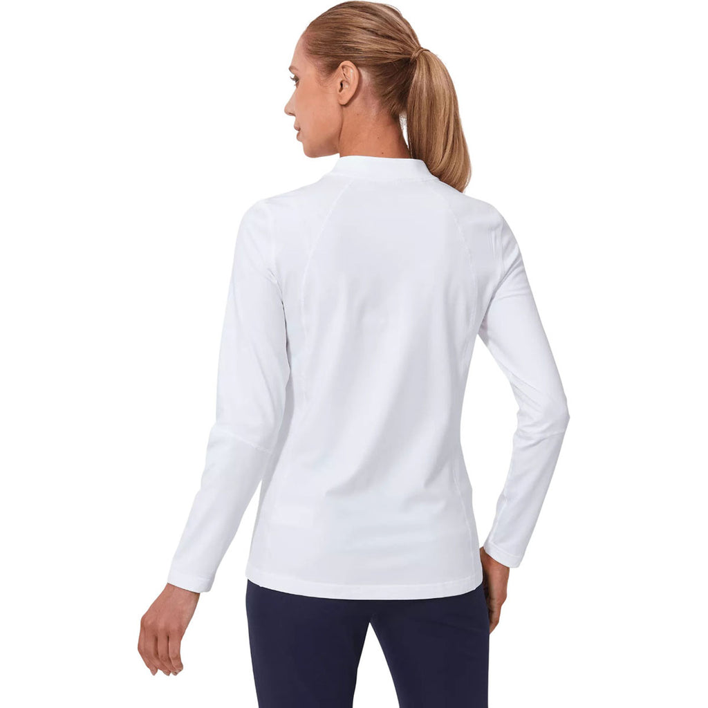 Levelwear Women's White Mesa Full Zip