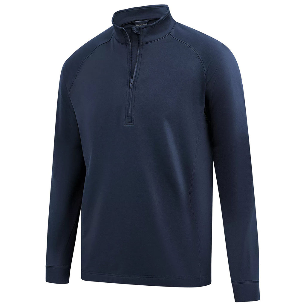 Levelwear Men's Navy Calibre Recycled Quarter Zip