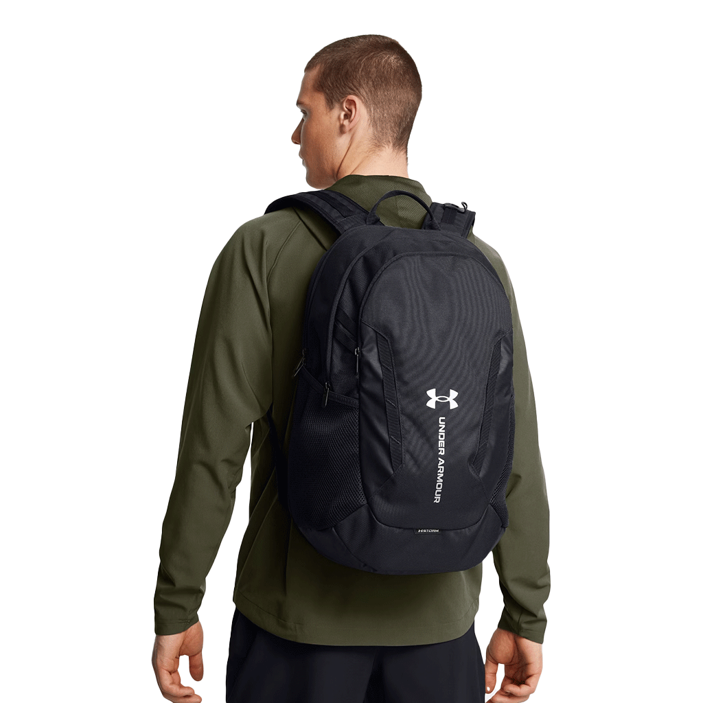 48-Hour Under Armour Black Hustle 6.0 Team Backpack