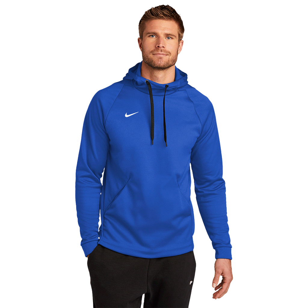 Nike Men's Team Royal Therma-FIT Pullover Fleece Hoodie