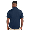 Harriton Men's Dark Navy Advantage IL Short Sleeve Dress Shirt