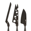 BOSKA Black Cheese Knife Set Monaco+ Dark