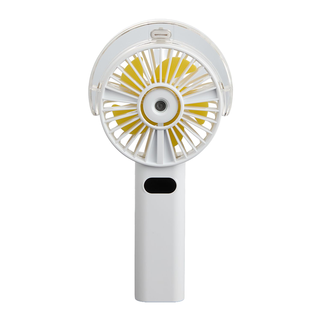 Bullet White Portable LED Fan with Water Mist