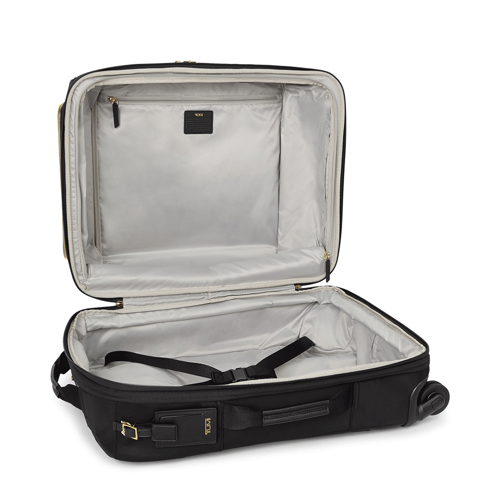 TUMI Black/Gold Voyageur Leger Continental Expandable Carry-On