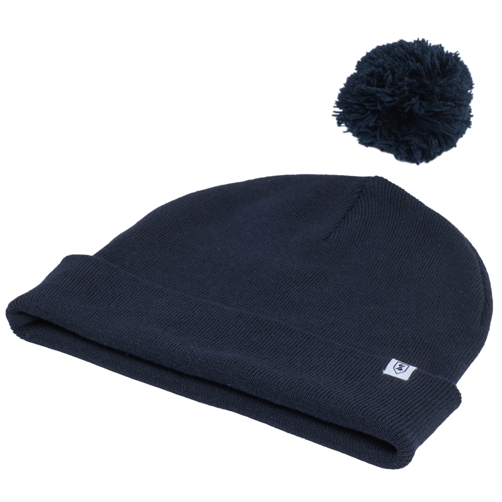 Zusa Navy Cold Snap Cuffed Beanie