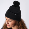 Zusa Black Cold Snap Cuffed Beanie