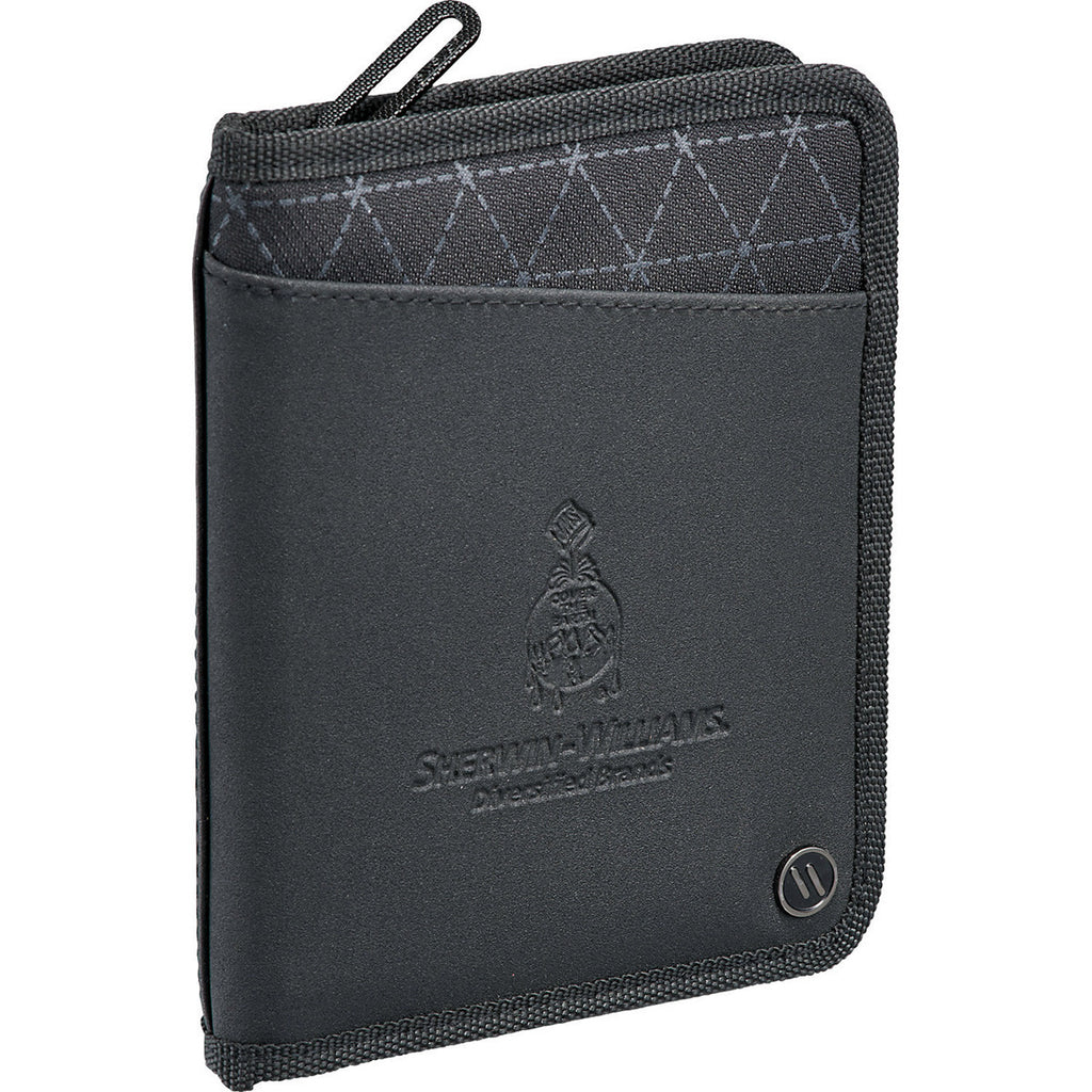 Elleven Black Traverse RFID Passport Wallet