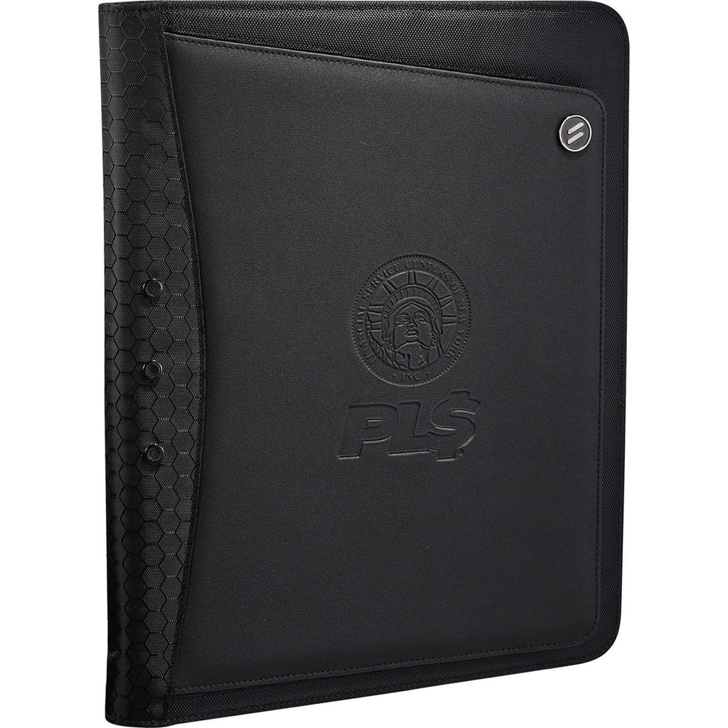 Elleven Black Vapor 10" Tablet Zippered Padfolio