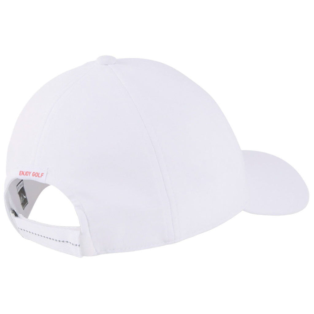 Puma Golf Women's Bright White Puma Sport Adjustable Cap