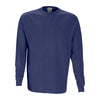 Vantage Men's Weathered Navy Color Wash Long Sleeve T-Shirt