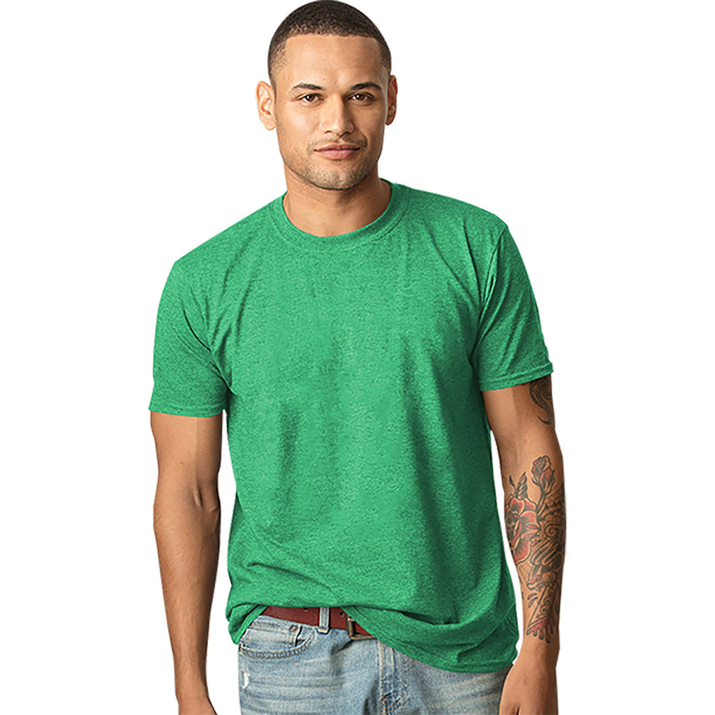 Vantage Men's Heather Irish Green Hi-Def T-Shirt