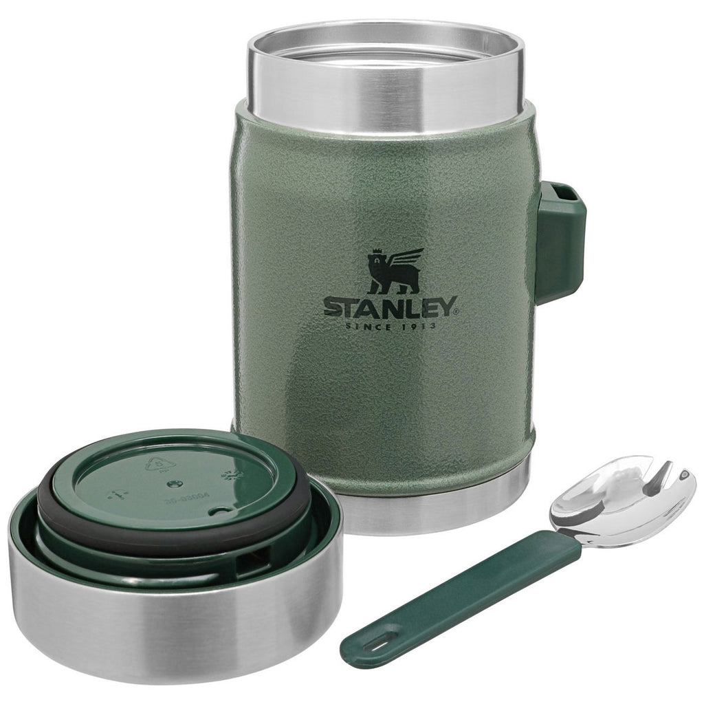 Stanley Hammertone Green Classic Legendary Food Jar + Spork - 14 Oz