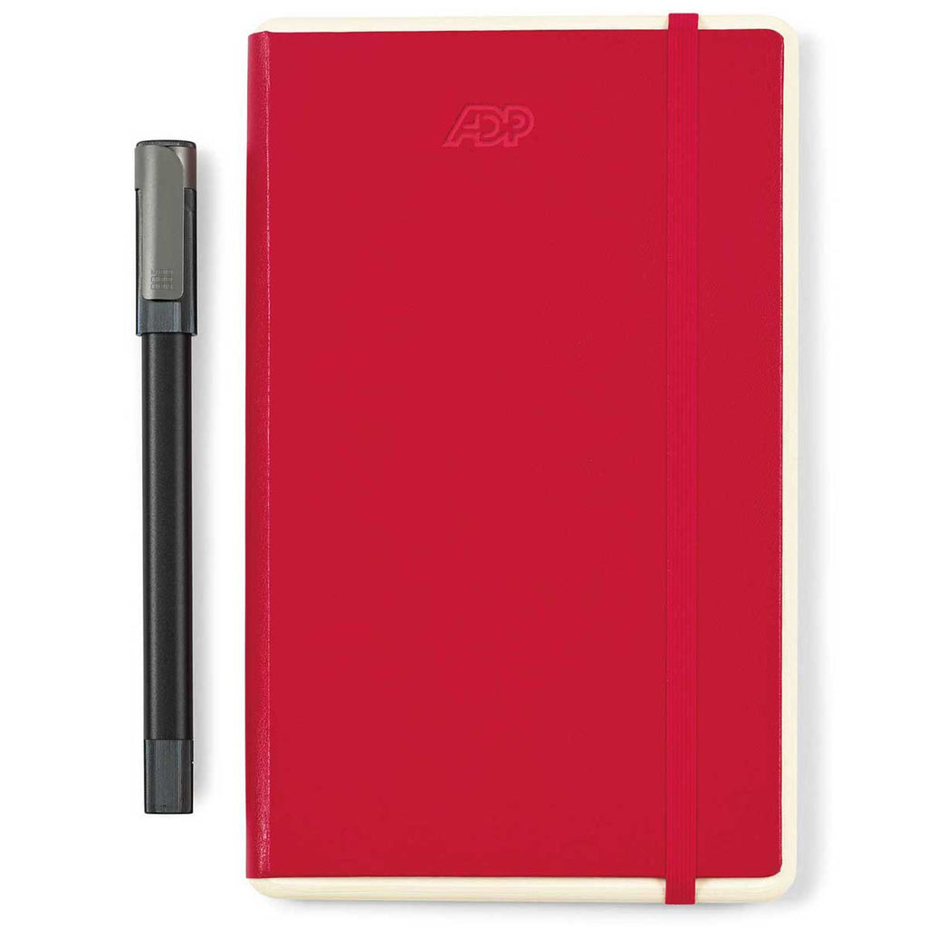 Moleskine Scarlet Red Smart Writing Set Ellipse Dotted Paper
