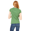 Bella + Canvas Women's Leaf Stretch Rib Short-Sleeve T-Shirt