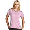 Antigua Women's Mid Pink Exceed Polo