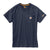 Carhartt Men's Navy Force Cotton S/S T-Shirt