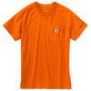 Carhartt Men's Tall Orange Force Cotton S/S T-Shirt