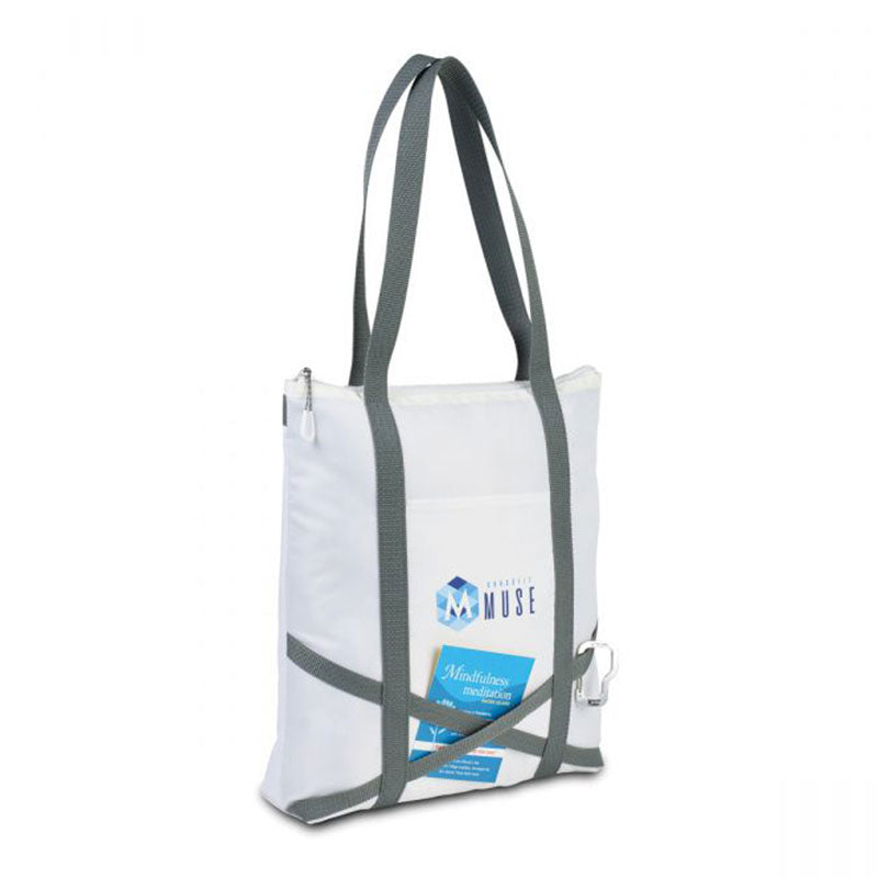 Gemline White Terrex Sport Tote