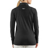 Carhartt Women's Black Force Quarter Zip Shirt