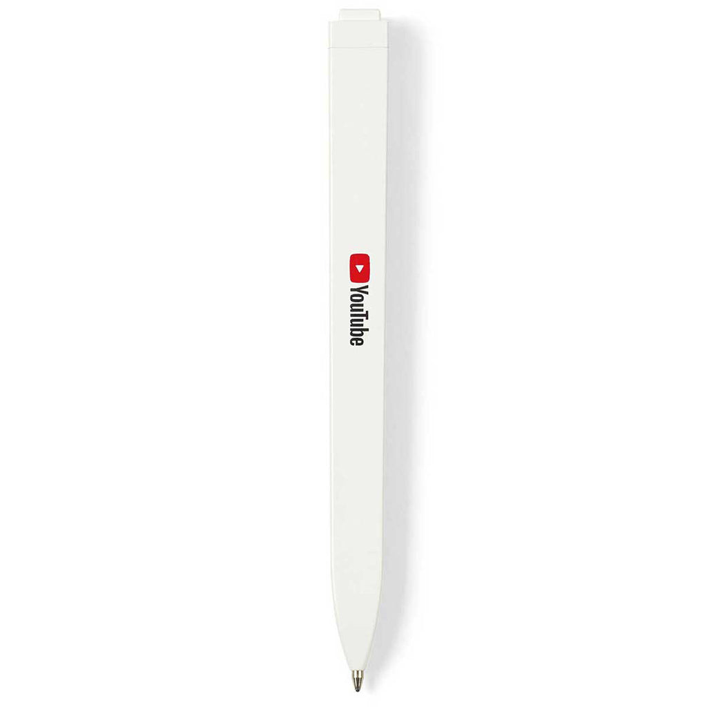 Moleskine White Medium Notebook and GO Pen Gift Set