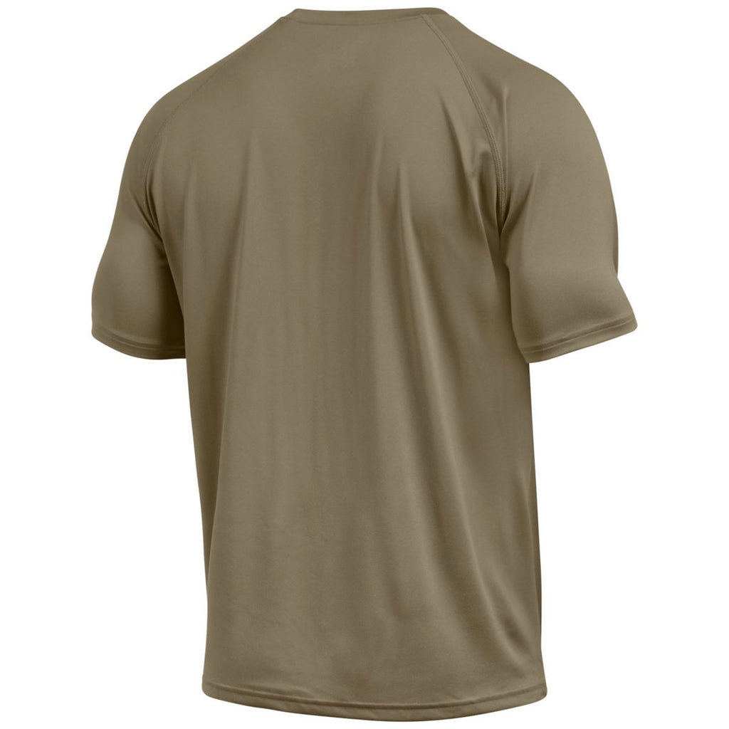 Under Armour Men's Federal Tan Tactical Tech Short Sleeve T-Shirt