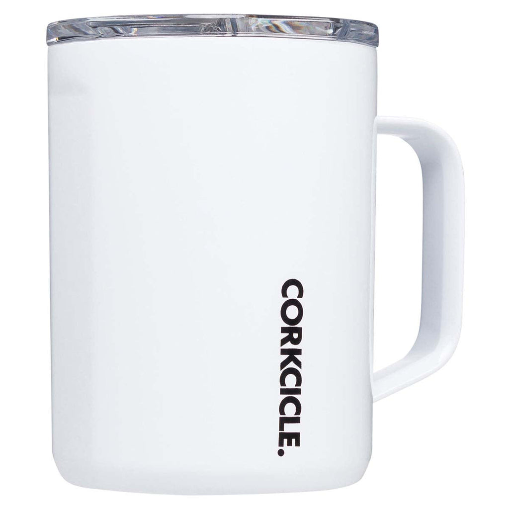 48-Hour Corkcicle White 16 oz. Coffee Mug